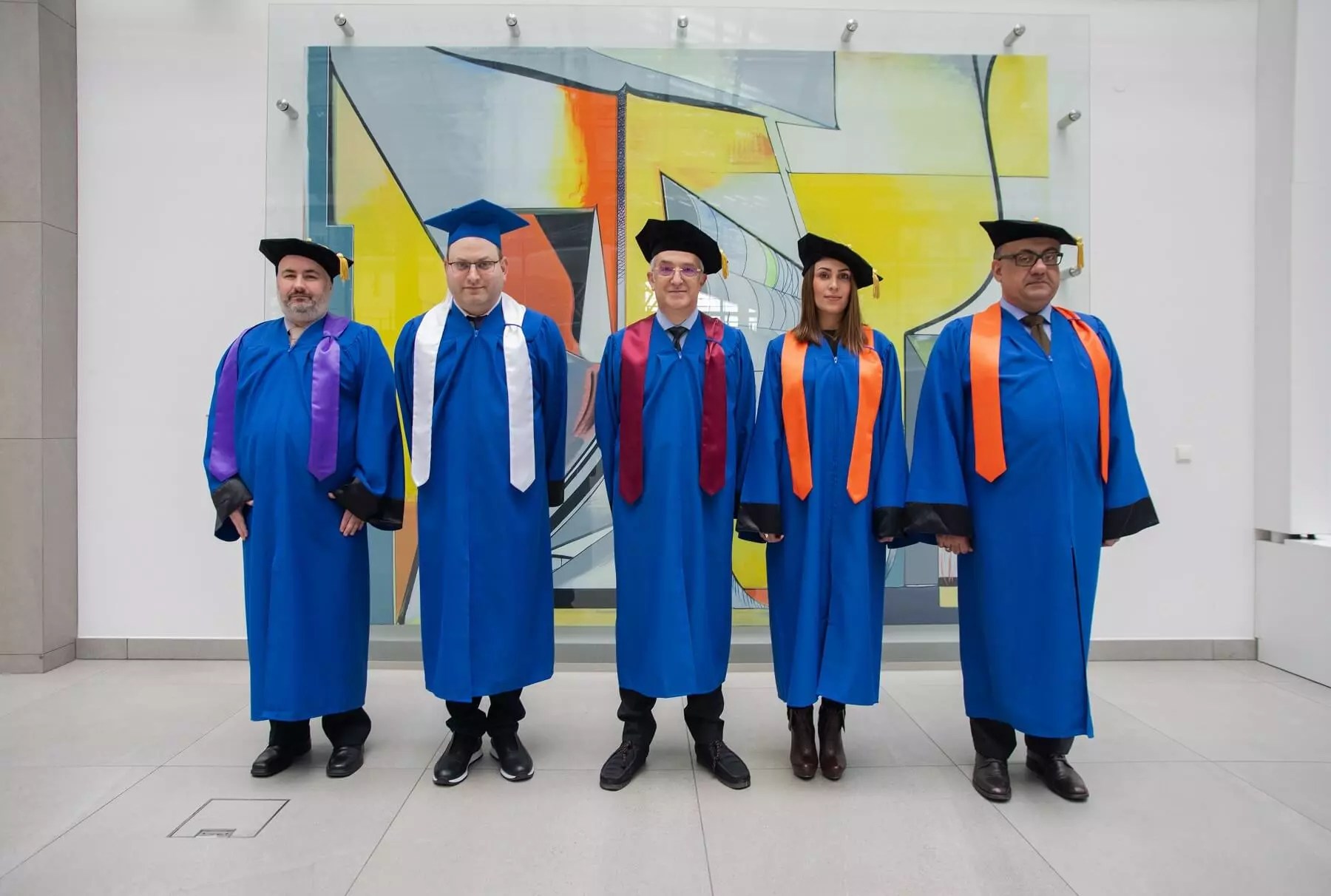 Academic and management team at the winter graduation day 2023 event