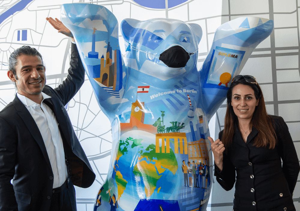 Ahmed and Maryam welcoming BESBI in team!