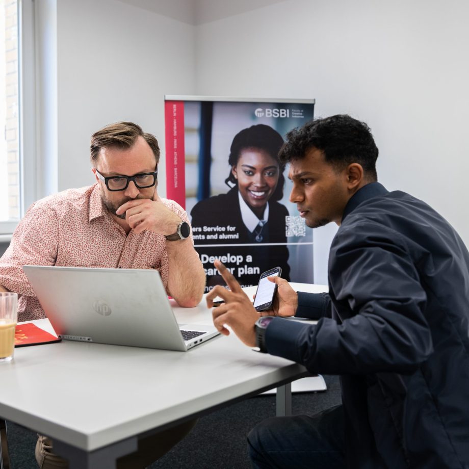 CV review at career fair
