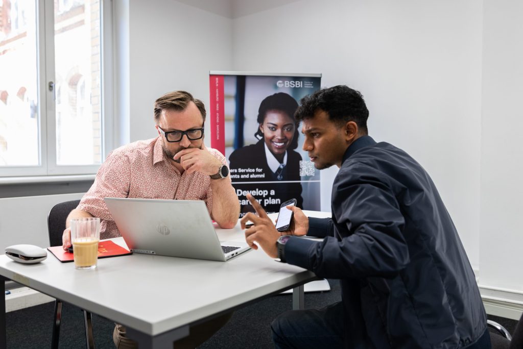 CV review at career fair