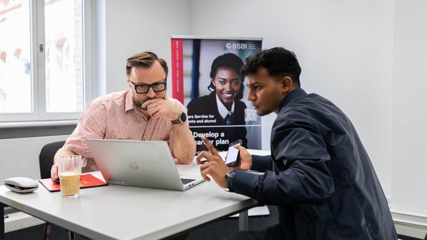 CV review at career fair