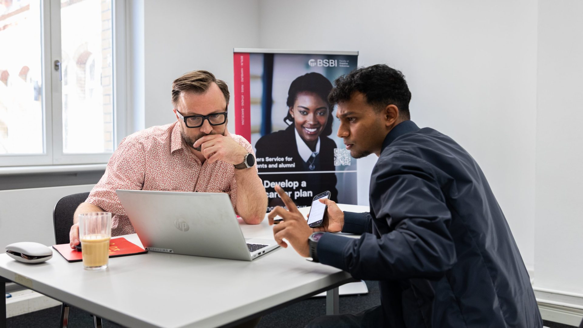CV review at career fair