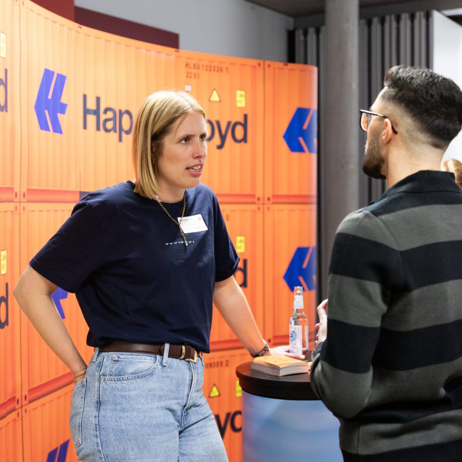 Employer speaking with a graduate
